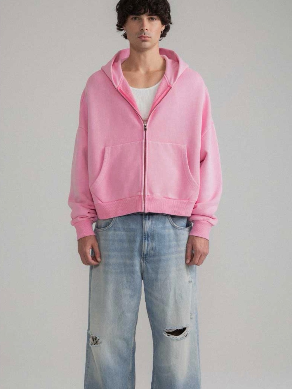 Rectangle Zip Hoodie - Picture 3 of 4